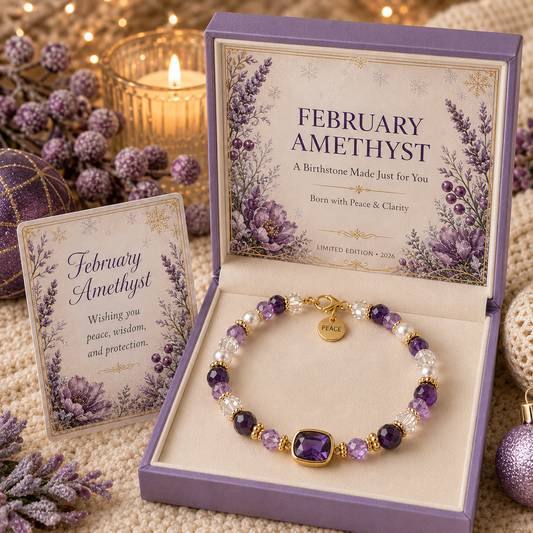 🎅 2026 Christmas Gift 50% Off--💎 Birthstone Meaning Bracelet | Limited Edition 2026