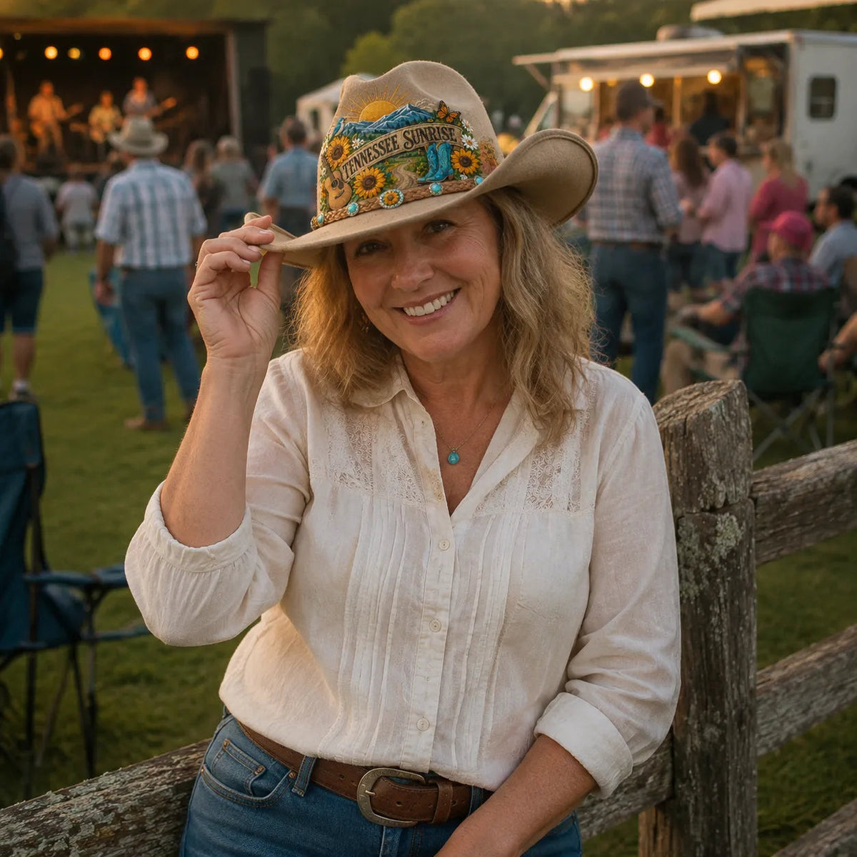 β³ Last Day 50% OFF - ππΈ Country Queen Memorial Cowboy Hat