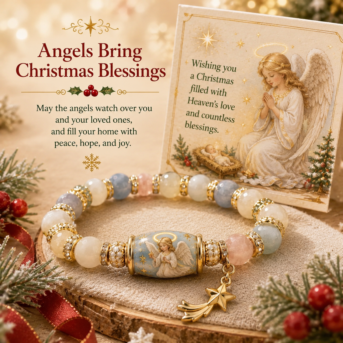 🎄 2026 Christmas Gift – The Christmas Story Faith Bracelet Collection ✝️