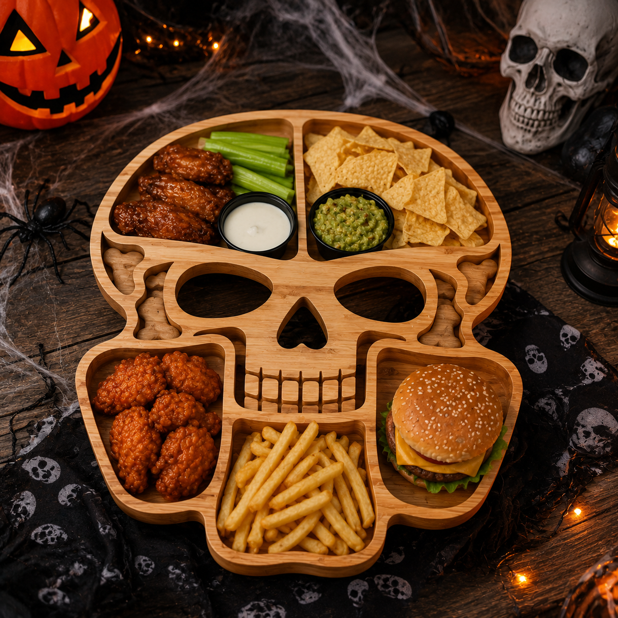 2026 Limited Edition Halloween Haunted Wooden Charcuterie Board