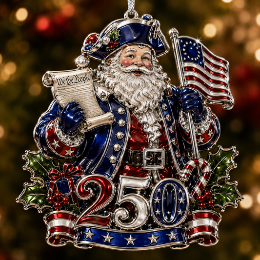 America 250 Christmas Heritage Ornament