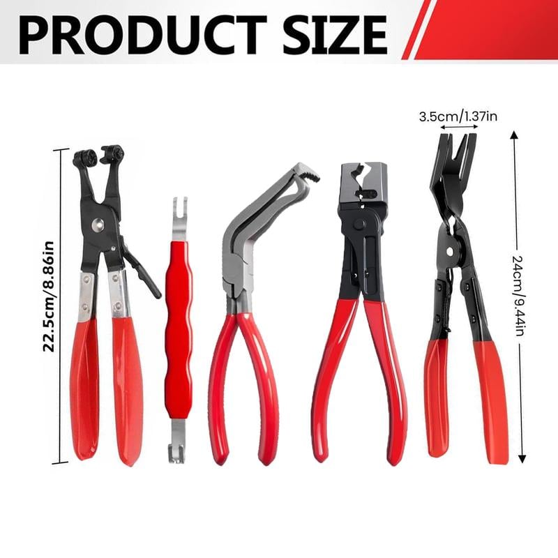 🔥Father's Day Special 🛠️Automotive Electrical Disconnect & Trim Clip Pliers Set
