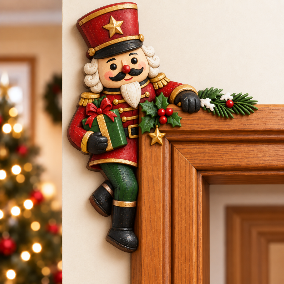Christmas Peekaboo Door Frame Corner Decor 🎄🎅