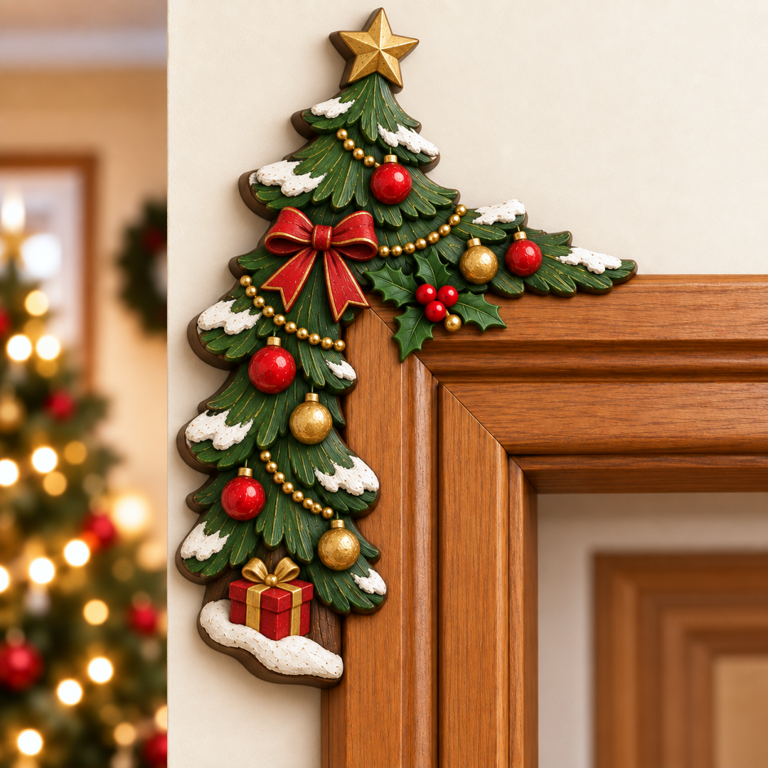 Christmas Peekaboo Door Frame Corner Decor 🎄🎅