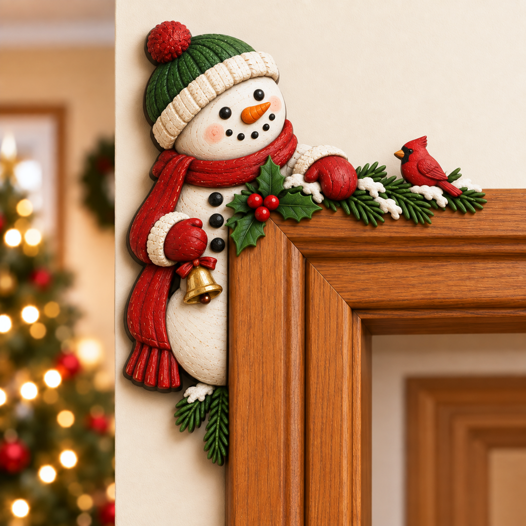 Christmas Peekaboo Door Frame Corner Decor 🎄🎅