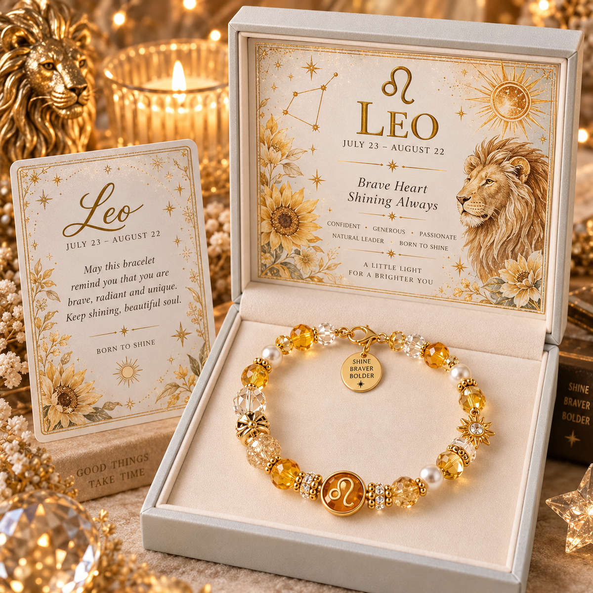 ✨2026 Zodiac Crystal Bracelet | A Meaningful Birthstone Gift Inspired By Your Star Sign