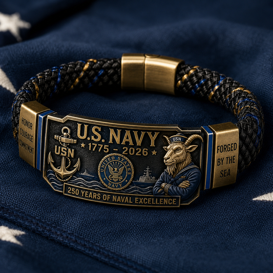 2026 America 250th Anniversary Military Tribute Bracelet – Limited Edition Branch Pride Collection
