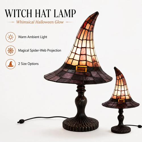 Halloween Witch Hat Table Lamp