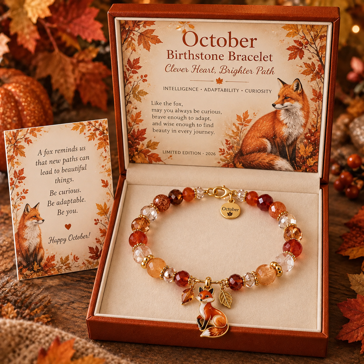 ✨Birth Month Crystal Animal Bracelet – Wear Your Story