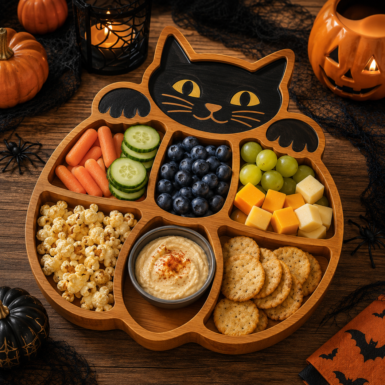 2026 Limited Edition Halloween Haunted Wooden Charcuterie Board