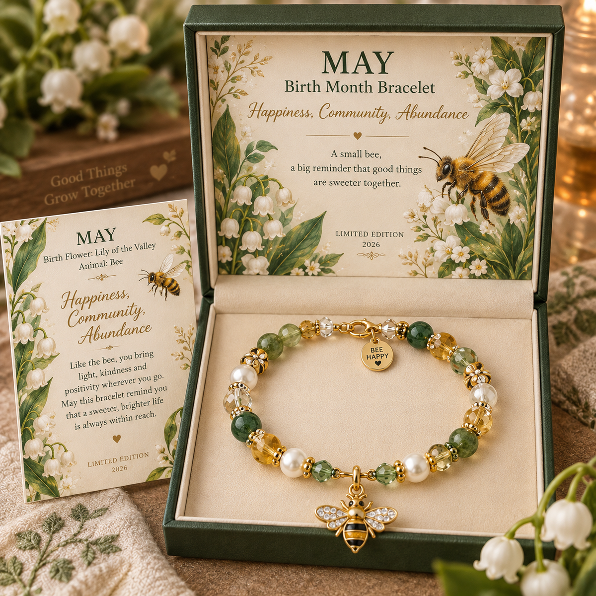 ✨Birth Month Crystal Animal Bracelet – Wear Your Story