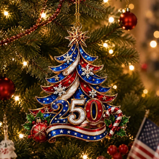 America 250 Christmas Heritage Ornament