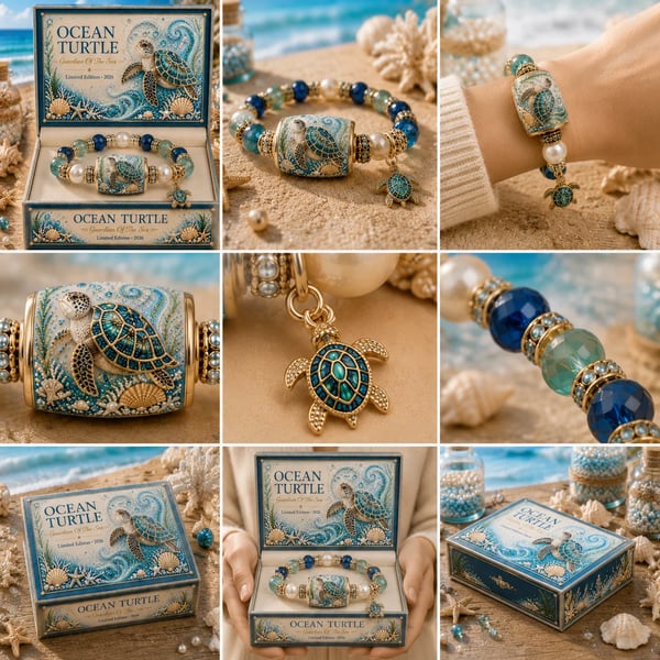💥 Last Day 49% OFF – 🌊 Ocean Guardian Bracelet Collection