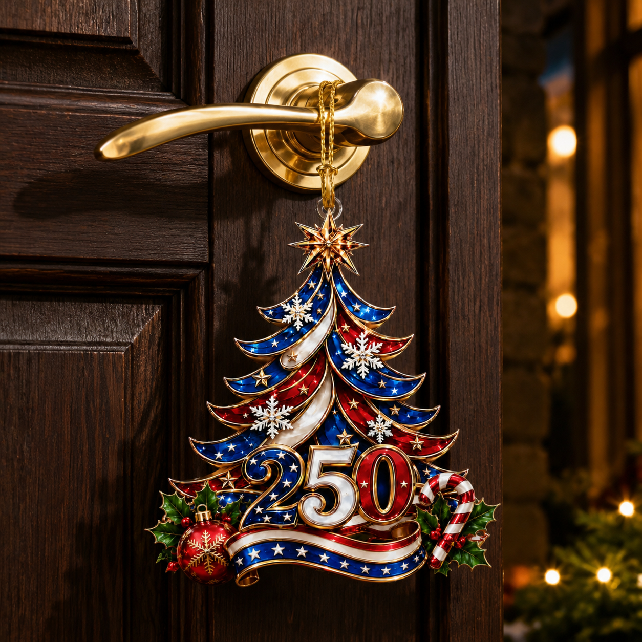 ⏰LIMITED TIME 70% OFF!🔥USA 250th Anniversary Christmas Ornament