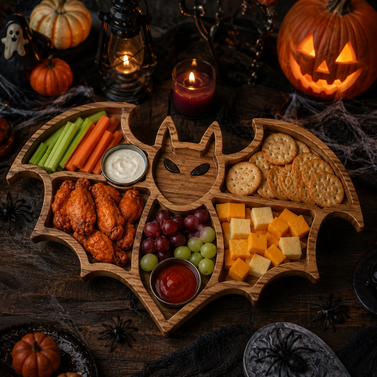 2026 Limited Edition Halloween Haunted Wooden Charcuterie Board