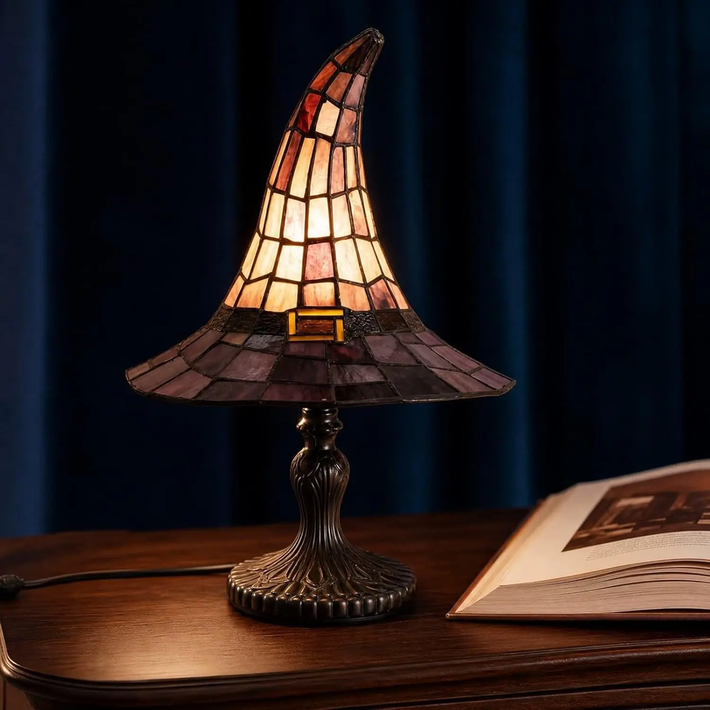 Halloween Witch Hat Table Lamp