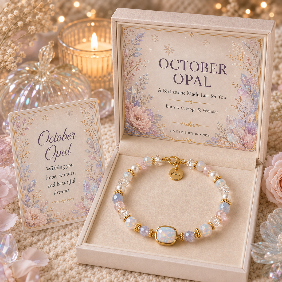 🎅  2026 Christmas Gift 50% Off--💎 Birthstone Meaning Bracelet | Limited Edition 2026