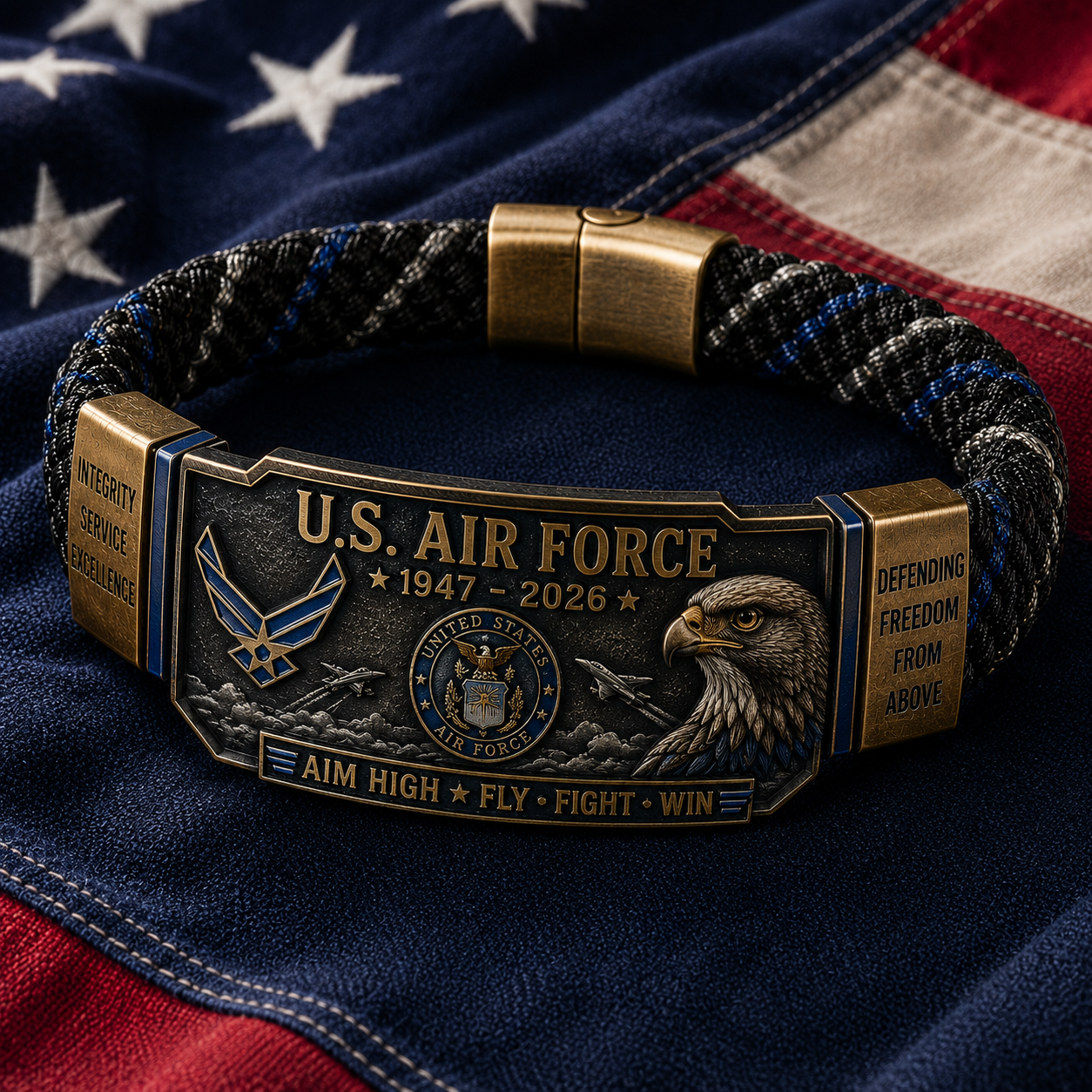 🇺🇸 2026 America 250th Anniversary Military Tribute Bracelet – Limited Edition Branch Pride Collection