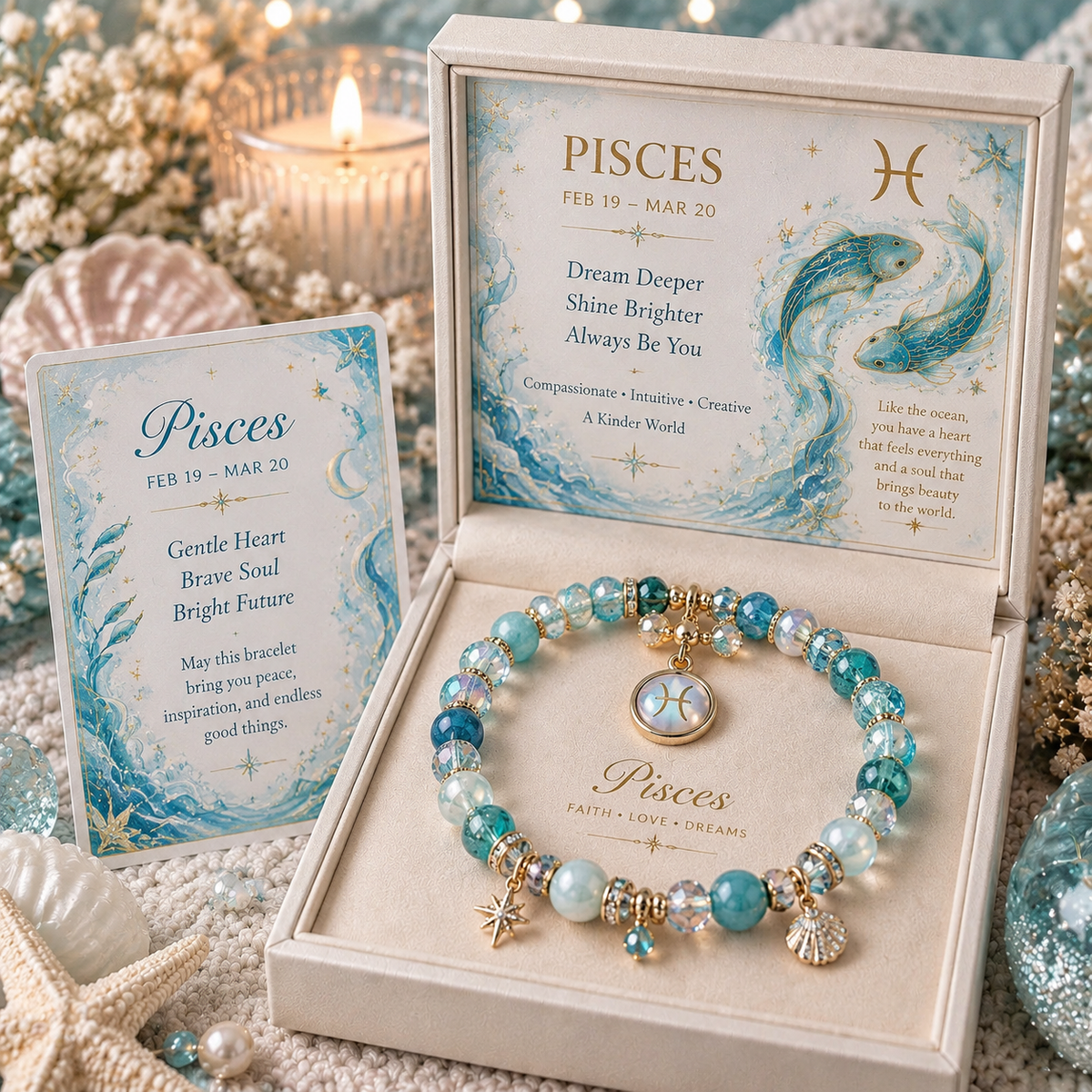 ✨2026 Zodiac Crystal Bracelet | A Meaningful Birthstone Gift Inspired By Your Star Sign