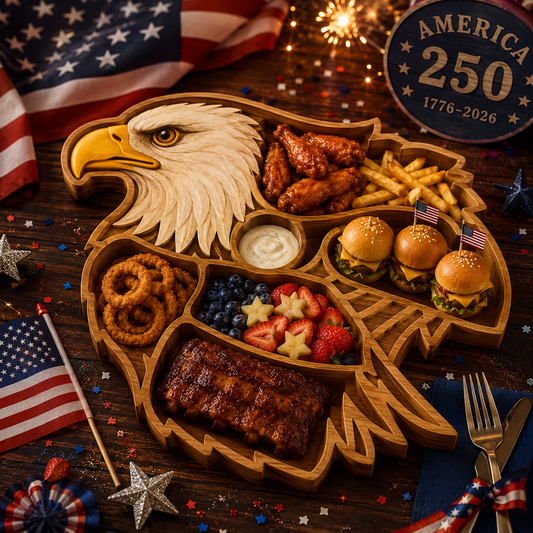 🇺🇸USA 250 Wooden Charcuterie Board